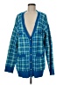 Zara Plaid Blue Cardigan Size M - photo 1