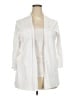 Evolution by Cyrus White Cardigan Size 2X - photo 1