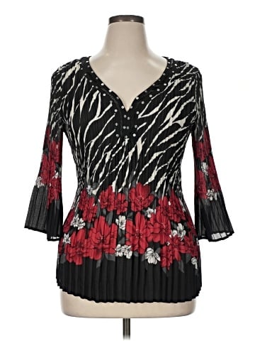Zac & Rachel 3/4 Sleeve Blouse (view 1)