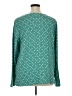 Kim Rogers Polka Dots Teal Long Sleeve Blouse Size XL - photo 2