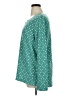 Kim Rogers Polka Dots Teal Long Sleeve Blouse Size XL - photo 5