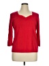 Hampshire Studio Red Pullover Sweater Size XL - photo 1