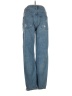 AGOLDE 100% Cotton Hearts Blue Jeans Size 25 waist - photo 2