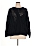 525 America 100% Cotton Hearts Black Pullover Sweater Size XL - photo 1