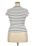Free Assembly Stripes White Short Sleeve Turtleneck Size 3X - photo 2
