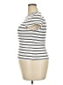 Free Assembly Stripes White Short Sleeve Turtleneck Size 3X - photo 5