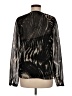 Tahari Animal Print Black Long Sleeve Blouse Size M (estimated) - photo 2