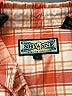 Shyanne Plaid Orange Long Sleeve Button-Down Shirt Size L - photo 7