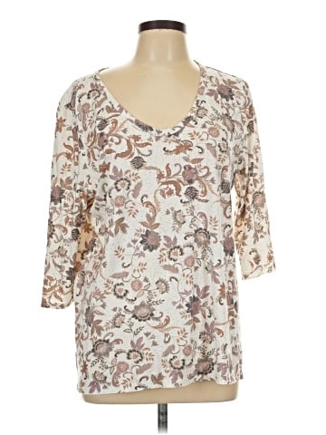 Purejill 3/4 Sleeve T-Shirt (view 1)