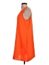 Halogen 100% Polyester Solid Orange Casual Dress Size S - photo 5