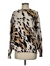 Fate 100% Cotton Animal Print Tan Pullover Sweater Size S - photo 1