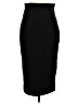 Suistudio Solid Black Wool Skirt Size EU 36 / US 6 - photo 1