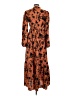 Shein 100% Polyester Brown Casual Dress Size S - photo 2