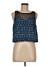 Socialite 100% Polyester Blue Sleeveless Top Size M - photo 1