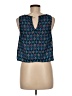 Socialite 100% Polyester Blue Sleeveless Top Size M - photo 2