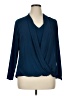 Alfani Blue Long Sleeve Blouse Size 1X - photo 1