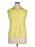 J. McLaughlin Yellow Sleeveless Button-Down Shirt Size XL - photo 1