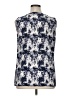 MICHAEL Michael Kors Blue Sleeveless Silk Top Size 1X - photo 2