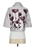 Elevenses 100% Cotton Floral Gray Jacket Size 2 - photo 2