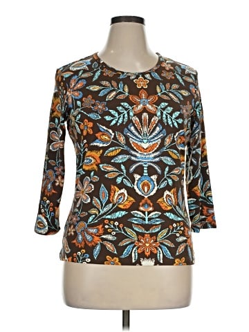 J. McLaughlin 3/4 Sleeve T-Shirt (view 1)