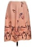 J.Jill 100% Silk Graphic Orange Silk Skirt Size S (petite) - photo 1