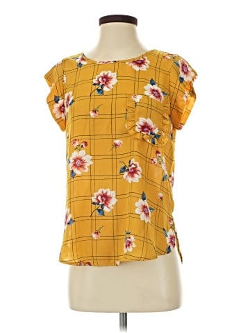 Sweet Rain Short Sleeve Blouse (view 1)