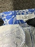 Ann Taylor LOFT 100% Cotton Print Blue Shorts Size 8 - photo 3