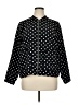 Elle 100% Polyester Polka Dots Black Jacket Size XL - photo 1