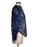 Sandro 100% Polyester Blue Long Sleeve Blouse Size Sm (1) - photo 4