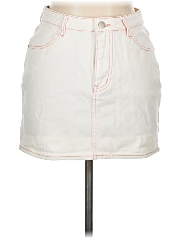 Blue Blush Denim Skirt (view 1)
