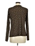 MICHAEL Michael Kors Gold Black Long Sleeve Blouse Size M - photo 2