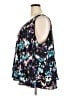 Boutique + 100% Polyester Blue Sleeveless Blouse Size 3X Plus - photo 5