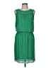 Studio M 100% Polyester Polka Dots Green Casual Dress Size M - photo 1