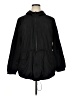 Active 100% Polyester Solid Black Windbreaker Size XL - photo 1
