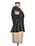 Anthropologie Black Short Sleeve Top Size XXS - photo 4