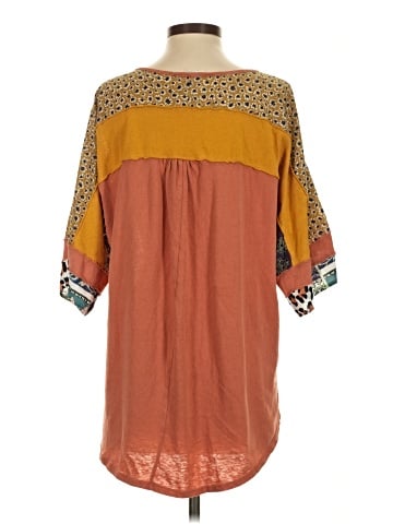 Easel 3/4 Sleeve Blouse (view 2)