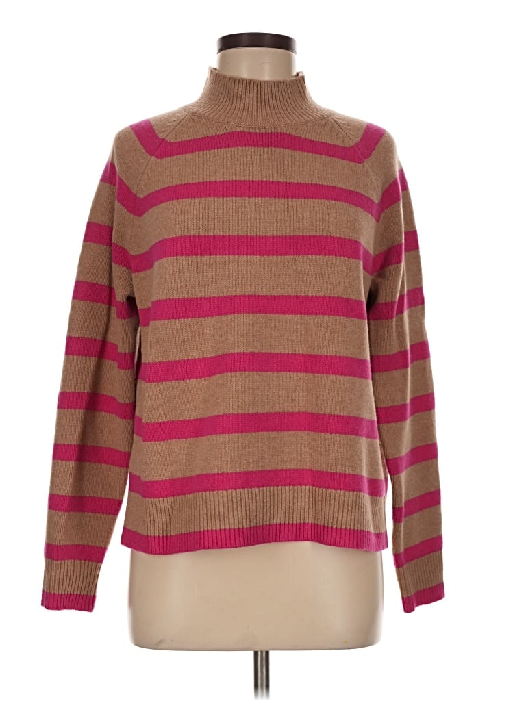 Pre-owned Boden Turtleneck Sweater In Pink