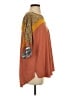 Easel Color Block Orange 3/4 Sleeve Blouse Size S - photo 4