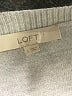 Ann Taylor LOFT Silver Pullover Sweater Size L - photo 7