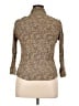 DressBarn Animal Print Brown 3/4 Sleeve Button-Down Shirt Size XL (estimated) - photo 2