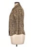 DressBarn Animal Print Brown 3/4 Sleeve Button-Down Shirt Size XL (estimated) - photo 5