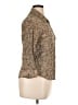 DressBarn Animal Print Brown 3/4 Sleeve Button-Down Shirt Size XL (estimated) - photo 4