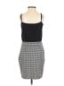 Steve Madden Houndstooth Black Casual Dress Size M - photo 2