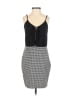 Steve Madden Houndstooth Black Casual Dress Size M - photo 1