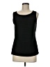 Ann Taylor Factory 100% Polyester Black Sleeveless Top Size M - photo 1