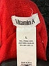 Vitamin A 100% Linen Red Short Sleeve Blouse Size L - photo 6