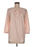 Elle 100% Polyester Pink 3/4 Sleeve Blouse Size M - photo 1