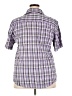 Volcom 100% Cotton Purple Short Sleeve Button-Down Shirt Size 2X - photo 2