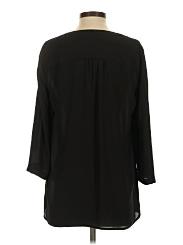 BCBGMAXAZRIA 3/4 Sleeve Blouse (view 2)