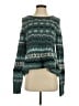 Free People Chevron-herringbone Teal Pullover Sweater Size XS - photo 1